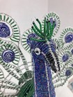 Beadworx By Grass Roots Handmade Bead Wire Peacock Large Indoor 13  Light Up