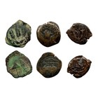 Herod Dynasty - 3 Judaean Bronze Coins Of The Biblical Holy Land 3 Coin Set
