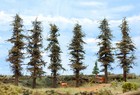 Model Fir Trees  7 In Tall  Six  All Wood Handmade Usa  Ho-n-o-s Scales  Lowship