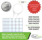 Round Dot Stickers 25mm Round Color Coding Labels Permanent Adhesive 1 Inch