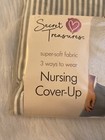 Secret Treasures Nursing Cover Up Womens Size Xl-3xl Gray White Stripe