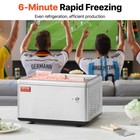 Vevor Fried Ice Cream Roll Machine Rolled Ice Cream Maker 12 6 X 8 5 Inch Pan