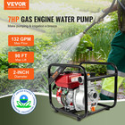 Gas Trash Pump 2  7hp 132 Gpm 4-stroke Water Transfer Pump With Hose