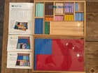 Math U See Manipulative Blocks Starter   Completer Sets   2 Wooden Boxes