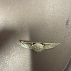 American Airlines Uniform Wings Pin Gold Tone Aa Vintage Flight Attendant Badge