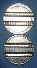 Parko   Paliatso   Luna Park - Two Slotted Machine Parking Tokens -  16304701     