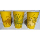 Vintage 1978 Mcdonalds Plastic Cups Set Ronald Mcdonald Hamburglar Captain Crook