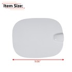 White Fuel Filler Door Cap For Chevrolet Silverado 1500 Crew Cab 5 8ft Bed 19-24