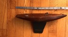 Mercury Wooden Pond Sailboat Model Hull  20  X 3-3 4  Weighted Keel For Repair