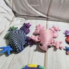 Vintage Sand Frogs Gekko Lizards Bundle Lot Rainbow 7 Pieces