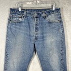 Vintage Levis 501 Jeans Mens Blue Made In Usa Button Fly 90s 36x32