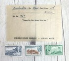 1950 Set Of 3 Barbados 1 2 3 Cent Stamps W original Glassine Envelope-unused
