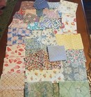 Antique Feedsack  Nice Size Pieces  Good Assortment  Crisp   Clean 2   4 -10   12 