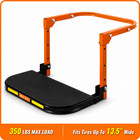 Heavy Duty Folding Tire Step Wheel Platform Adjustable For Truck Suv 350lbs Max
