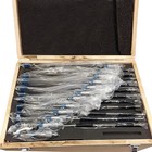 Hfs r  12pc 0-12 x0 0001  Premium Outside Micrometer Set Metal Frame Carbide Tip