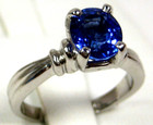 Tanzanite Ring 14k White Gold Natural Fine Heirloom Made In Usa 20yrs On Ebay