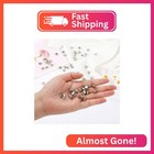 100 Pieces Metal Pin Backs Locking Pin Keepers Locking Clasp