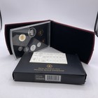 2005 Royal Canadian Mint Proof Set Flag Silver Dollar 8 Coins With Card