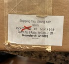 700 Qty  Size  8 Manila Tags W  String  Reinforced Hole Punch Shipping Inventory
