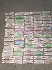 Large Lot Of 150 Original Jukebox 45 Record Title Strips  p60