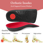 3 Pairs Orthotic Shoe Insoles Inserts Flat Feet High Plantar Fasciitis Insoles