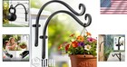 Heavy-duty Plant Hanger - 12  Rustproof Outdoor Bracket  50 Lbs Capacity - 2    