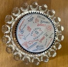 Vintage Fabulous Las Vegas  Multi Casino Boopie Glass Ashtray Souvenir  1970s 