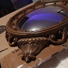 Vintage Large 15x 21 Syroco Wall Convex Mirror Federal Eagle 4007 Original Tag