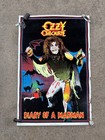 Vintage 1984 Ozzy Osbourne Black Light Poster Diary Of A Madman