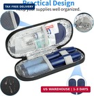 Insulin Pen Cooler Travel Case With 2 Reusable Tsa Approved Ice Packs  Diabetic