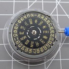 Seiko Nh36 Crown 3 0 Automatic Mechanical Movement Black Dial Golden Font