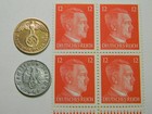 Rare Very Old Antique Vintage Ww2 German Coin Stamp Collection Lot