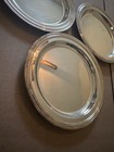 3 Vintage Christofle Industria Argentina Wine Bottle Coaster 5  Silver Plate