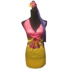 Sexy Hippie 70s Pretty Woman Costume - Fits Sizes 4 - 14