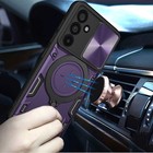 For Samsung Galaxy A17 5g Hybrid Case Magnetic Ring Stand Camera Lens Cover