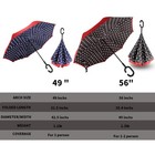 40 49 56 Inch Oversize Windproof Inverted Reverse Upside Down Umbrella  Golf    