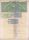 British India Pakistan 2 Diff Combined Used Revenue Stamp Paper For Collection 