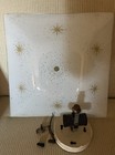 Vintage 14    Atomic Starburst Glass Ceiling Light Fixture