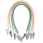 1x Dental Silicone Napkin Bib Holders Metal Clips Flexible Tube Heat Resisting