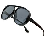 80s Vintage Yellow Lens Pilot Style Men Women Sunglasses Eyewear Outdoor Driving