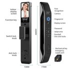 3d Face Smart Door Lock Security Camera With Fingerprint Password Keypad New