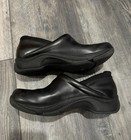 Dansko Kelsey Women   s Clogs Us 6 5 Eu 37 Black Leather Nursing Shoes Anti Slip