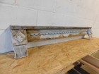 Antique Exterior Pediment Lintel Header Victorian Style Chippy Paint Fir Ornate
