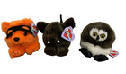 Vintage Swibco Puffkins Plush Lot Of 10 Halloween Christmas Dinosaur Frog Tags