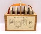 Rare Vintage 90   s Brown Bag Cookie Art - Halloween Cookies Tiles W  Wood Crate 