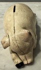 Antique Cast Iron Sleeping Pig Piggy Coin Bank Original Paint