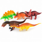 Unomi Toys 12 Piece Dinosaur Figure Set Animal World Colorful Toys Ages 3 