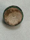 Vintage Sterling Silver Cloisonn   Enamel Mini Trinket Pill Box Floral