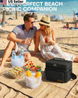 Hotor Insulated Lunch Box Men Women Leak-proof Cooler 9l - 1 Tier  Black