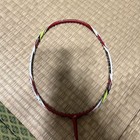 Yonex Arcsaber 11 Badminton Racket Red white yellow Used  Slight Paint Chipping